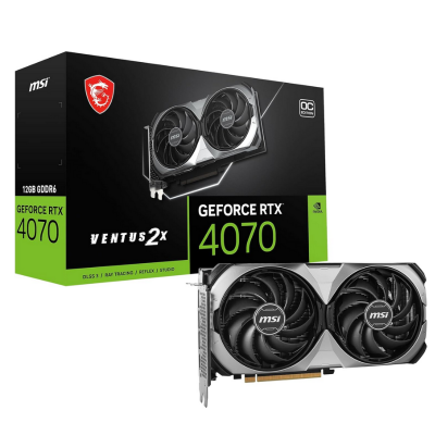 Scheda video MSI GeForce RTX 4070 12GB Ventus 2X E1 12G OC