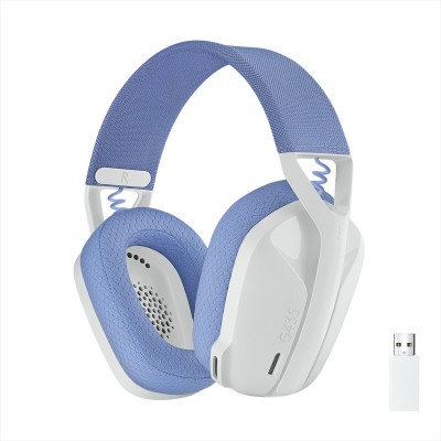 Headset Logitech G G435 LIGHTSPEED Wireless Bluetooth Bianco