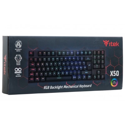 Tastiera itek X50 Gaming USB Italiano Nero