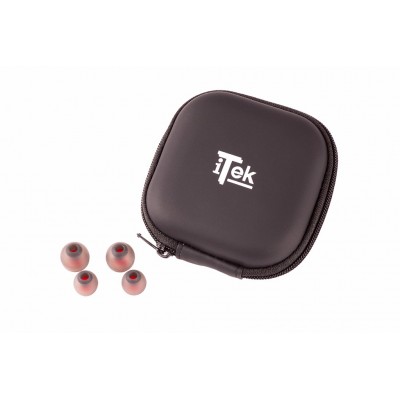 Headset itek Taurus IE100 Cablato In-ear Gaming Nero Rosso