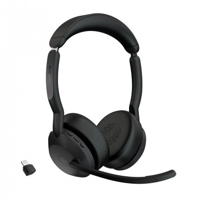 Headset Jabra 25599-999-899 Wireless A Padiglione Ufficio Bluetooth Nero