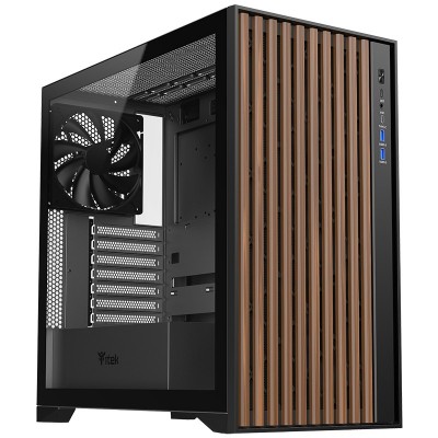 Case Itek WOODY Midi Tower Nero