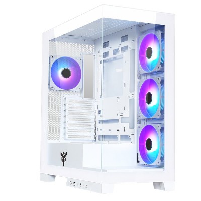 Case Itek SHOWBUI 45W Midi Tower ARGB White Edition