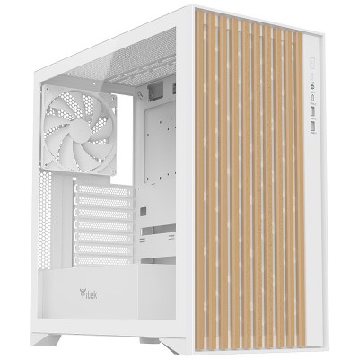 Case Itek WOODY Mini Tower Bianco