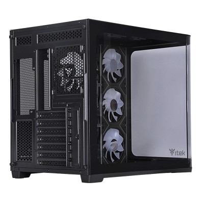 Case Itek DARK CAVE CURVED Midi Tower Nero