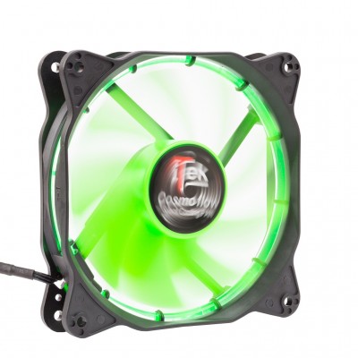 Ventola Itek Cosmo Flow 12cm LED Verde Circolare