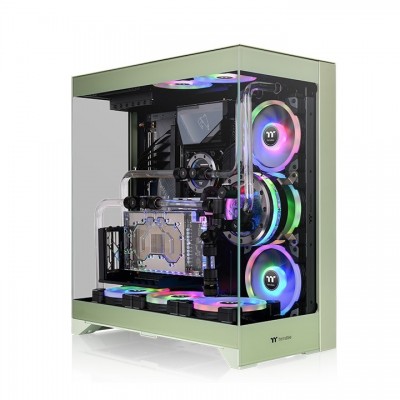 Case Thermaltake CTE E550 TG Midi Tower Vetro Temperato Verde