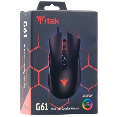 Mouse Gaming itek G61 4000DPI RGB