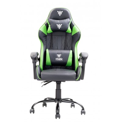 Sedia Gaming itek RHOMBUS PF10 PVC Nero Verde