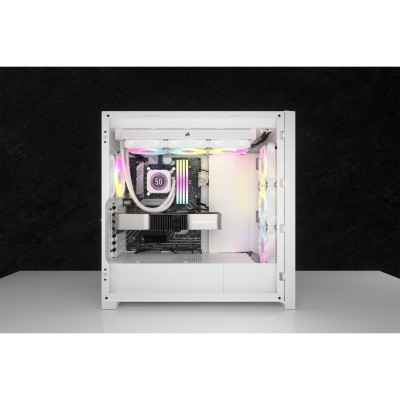 Dissipatore a liquido Corsair iCUE H150i ELITE LCD XT 360 mm bianco