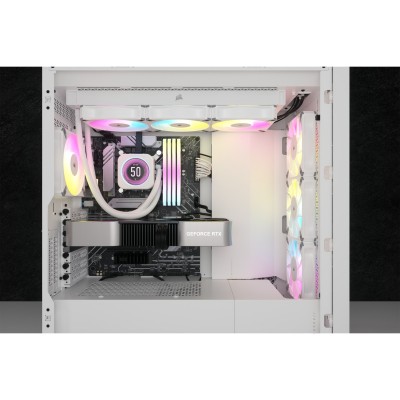 Dissipatore a liquido Corsair iCUE H150i ELITE LCD XT 360 mm bianco