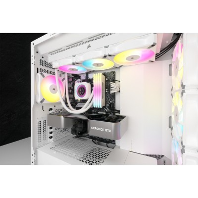 Dissipatore a liquido Corsair iCUE H150i ELITE LCD XT 360 mm bianco