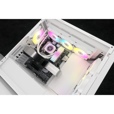 Dissipatore a liquido Corsair iCUE H150i ELITE LCD XT 360 mm bianco