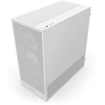 Case NZXT H5 Flow RGB (2024) Midi Tower Vetro Temperato Bianco