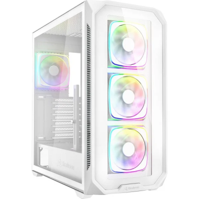 Case SHARKOON AK5G RGB Midi Tower ATX Vetro Temperato Bianco