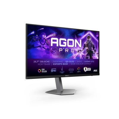 Monitor AOC AGON Pro AG276QZD2 27" 240 Hz OLED G-SYNC