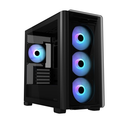 Case ASUS A23 PLUS Mini Tower Micro ATX RGB Vetro Temperato Nero