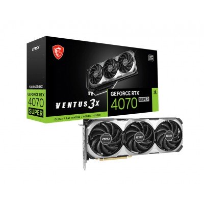 Scheda Video MSI GeForce RTX 4070 Super 12GB Ventus 3X OC