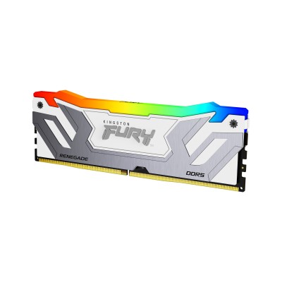 Ram Kingston Fury Renegade DDR5 48GB (2x24) 8400MHz CL40 XMP 3.0 RGB Bianco