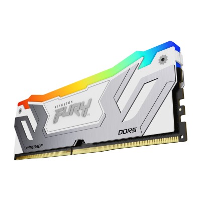 Ram Kingston Fury Renegade DDR5 48GB (2x24) 8400MHz CL40 XMP 3.0 RGB Bianco