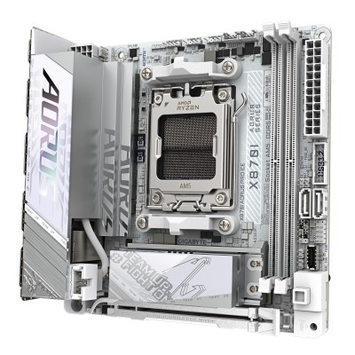 Scheda Madre Gigabyte X870I AORUS Pro ICE AM5 Mini-ITX DDR5 Bianco