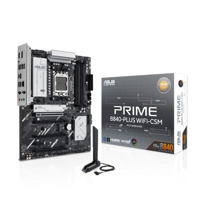 Scheda Madre Asus PRIME B840M Plus WiFi AM5 DDR5 ATX Bianco