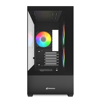 Case MK6 RGB Black mATX Vetro Temperato Nero - SPEDIZIONE IMMEDIATA