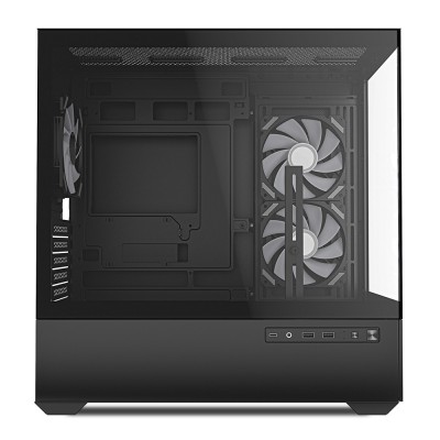 Case MK6 RGB Black mATX Vetro Temperato Nero - SPEDIZIONE IMMEDIATA