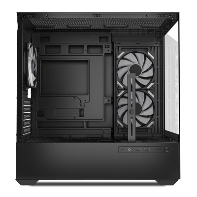 Case MK6 RGB Black mATX Vetro Temperato Nero - SPEDIZIONE IMMEDIATA