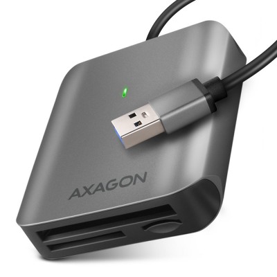 AXAGON CRE-S3 Lettore di Carte Esterno USB-A 3.2 3-Slot SD microSD CF UHS-II