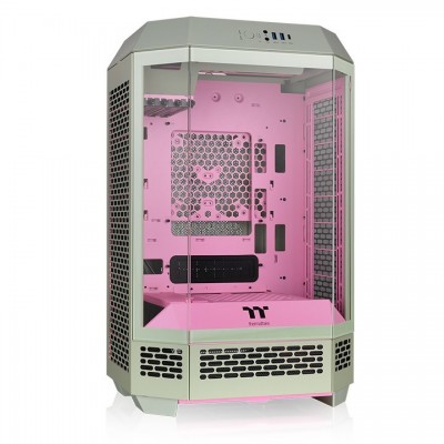 Case Thermaltake The Tower 300 Mini Tower Verde Chiaro Rosa