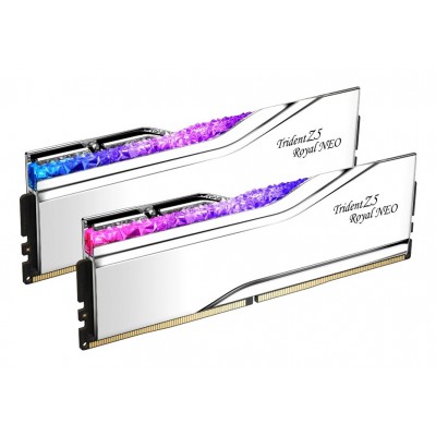 Ram G.Skill Trident Z5 Royale Neo DDR5 6400Mhz (2x16) 32GB argento EXPO CL30