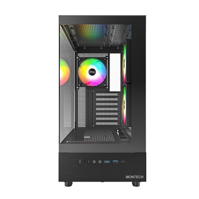 Case Montech XR Midi Tower Vetro Temperato Nero