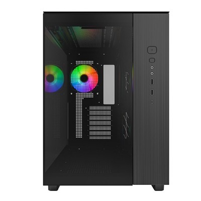 Case Montech KING 65 PRO Midi Tower Vetro Temperato Nero