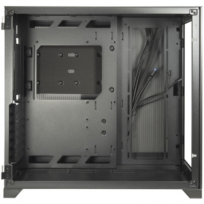 Case Inter-Tech C-703 Vision Midi Towe Vetro Temperato Nero