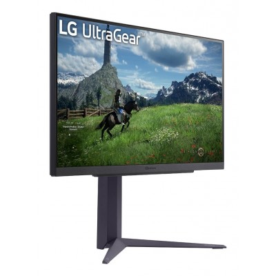 Monitor LG UltraGear 27GS85QX-B.AUE 27'' WQHD IPS HDMI DP USB-Hub 180Hz Grigio Scuro