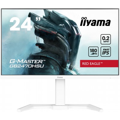 Monitor IIyama G-Master GB2470HSU-W6 Red Eagle 24'' FullHD Fast IPS Adaptive-Sync 180Hz Bianco Matt