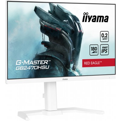 Monitor IIyama G-Master GB2470HSU-W6 Red Eagle 24'' FullHD Fast IPS Adaptive-Sync 180Hz Bianco Matt