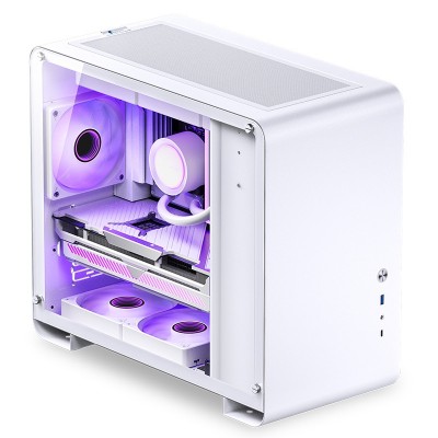 Case Jonsbo U4 Mini Micro-ATX Vetro Temperato Bianco