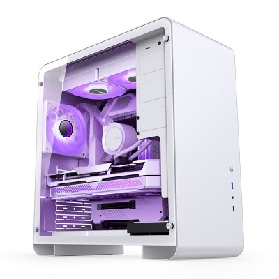 Case Jonsbo U4 Pro Midi-Tower Vetro Temperato Bianco