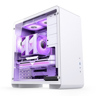 Case Jonsbo U4 Pro Midi-Tower Vetro Temperato Bianco