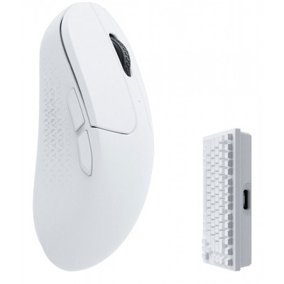 Mouse Keychron M3 Mini 4K Wirless Bianco