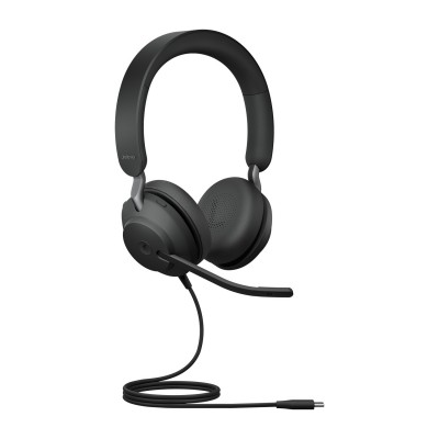 Evolve2 40 SE (schwarz, Stereo, USB-C, MS)