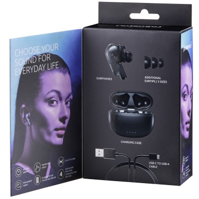 Buds T300A (schwarz, USB-C, Bluetooth)