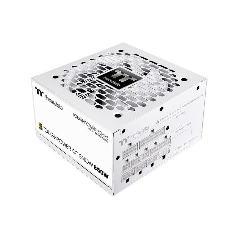 Toughpower GT Snow 850W (weiß, 1x 12-Pin High Power GPU, 4x PCIe, Kabelmanagement, 850 Watt)