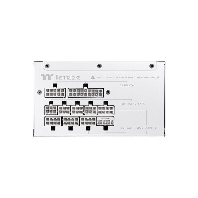 Toughpower GT Snow 850W (weiß, 1x 12-Pin High Power GPU, 4x PCIe, Kabelmanagement, 850 Watt)