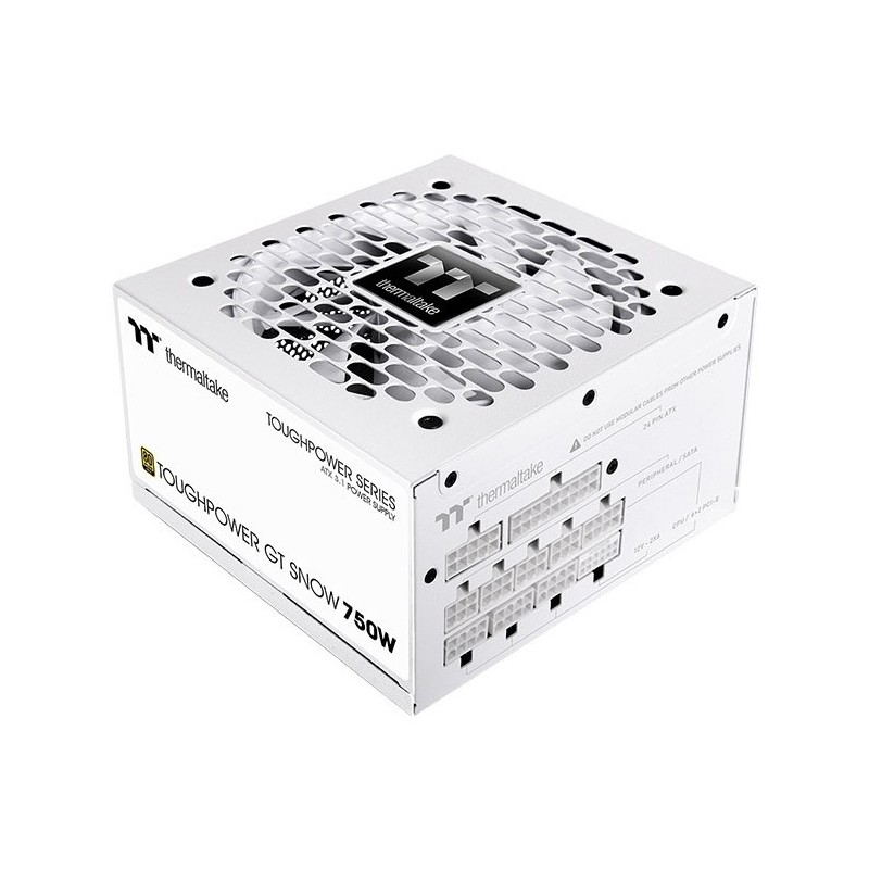 Toughpower GT Snow 750W (weiß, 1x 12-Pin High Power GPU, 4x PCIe, Kabelmanagement, 750 Watt)