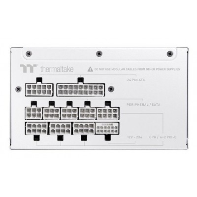 Toughpower GT Snow 750W (weiß, 1x 12-Pin High Power GPU, 4x PCIe, Kabelmanagement, 750 Watt)