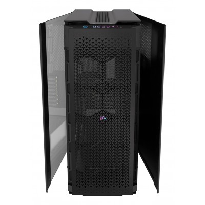 iCUE LINK 9000D Airflow  (schwarz, Tempered Glass)