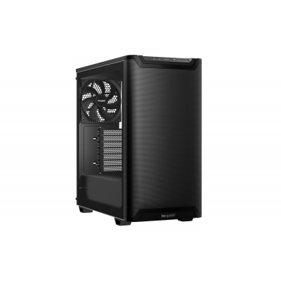 PURE BASE 501 Airflow Window  (schwarz, Tempered Glass)